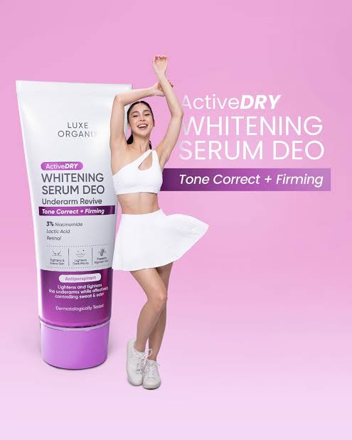 LUXE ORGANIX Active Dry Whitening Serum Deodorant Underarm Revive 50g