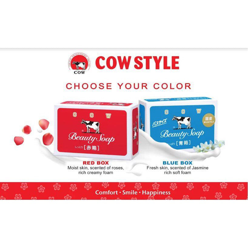JAPAN 🇯🇵  COW BRAND BEAUTY SOAP BLUE 85g