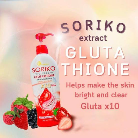 Soriko Glutathione Whitening Lotion 500ml