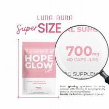 Luna Aura Hope Glow Super Glutathione 60 Capsules