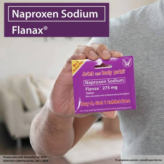 FLANAX
Naproxen sodium 275mg 10 Tablets