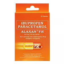 ALAXAN FR (IBUPROFEN PARACETAMOL) 10 Capsules