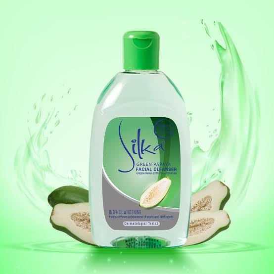 Silka Facial Cleanser GREEN PAPAYA 150mL