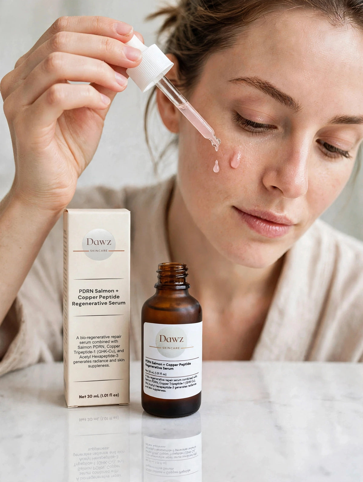 Dawz PDRN Salmon + Copper Peptide Serum