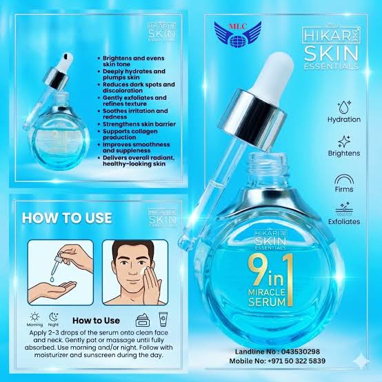 HIKARI SKIN ESSENTIALS 9-IN-1 MIRACLE SERUM 30ML