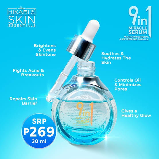 HIKARI SKIN ESSENTIALS 9-IN-1 MIRACLE SERUM 30ML