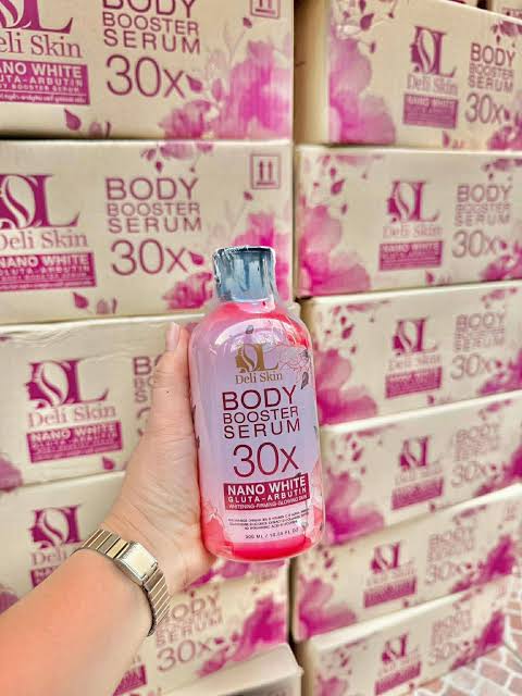 Deli Skin Body Booster Serum 30x Nano White Gluta Arbutin 300ml
