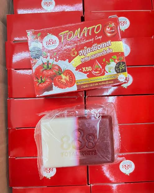 888 TOMATO INTENSIVE WHITENING SOAP 90G