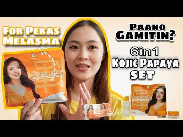 Rosmar Kojic Papaya For Pekas & Melasma 6 in 1 kit