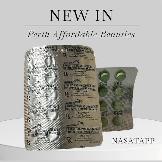 Nasatapp 15mg/12mg Tablet - SOLD PER 10 TABLETS BLISTER