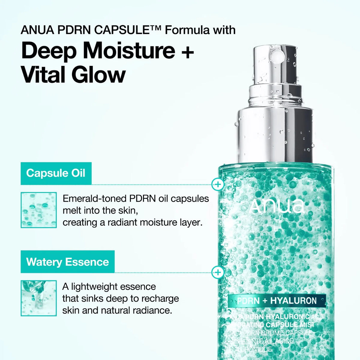 Anua PDRN Hyaluronic Acid Moisture Capsule Mist 100ml