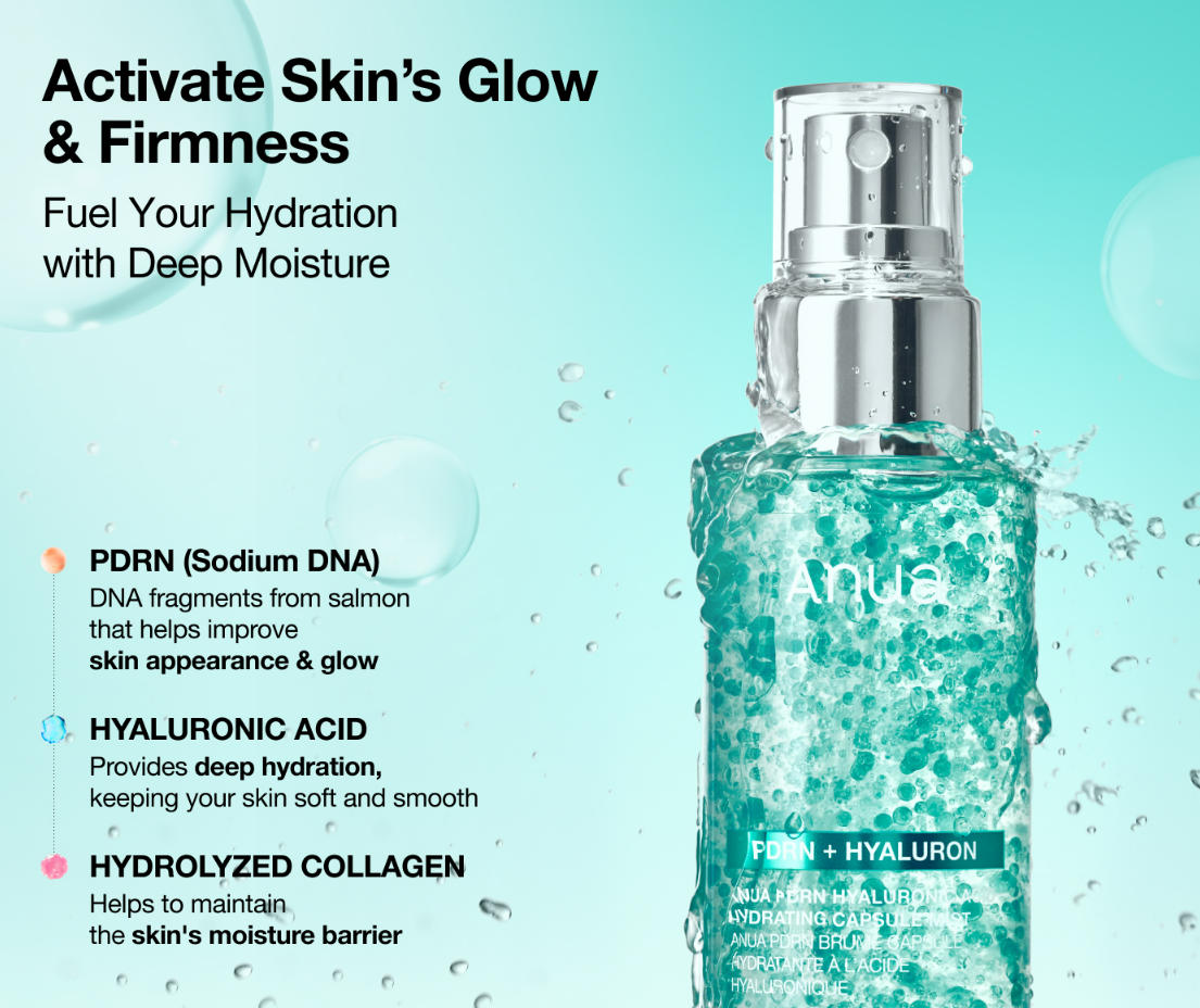 Anua PDRN Hyaluronic Acid Moisture Capsule Mist 100ml