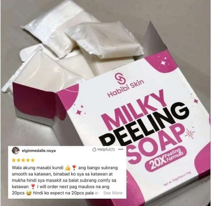 Habibi Milky Peeling Soap 50g (SOLD PER PIECE)