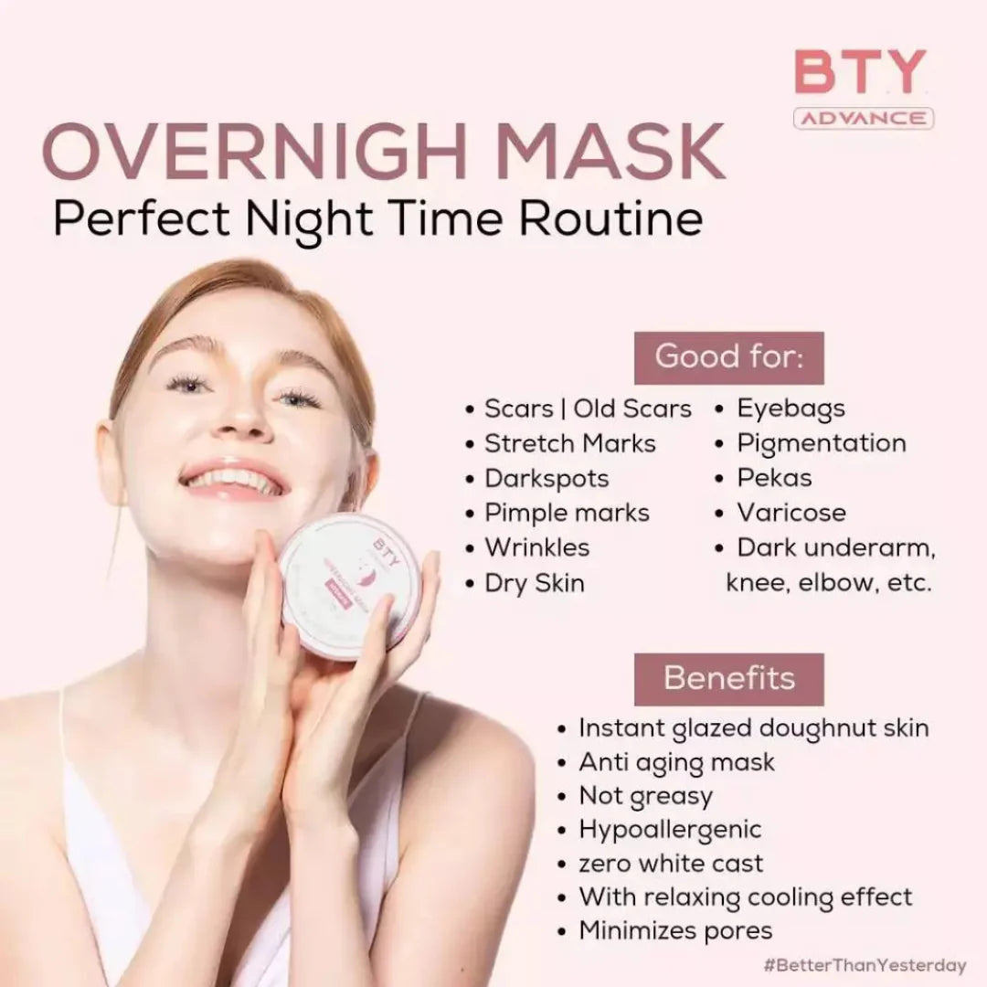 BTY Advance Overnight Mask - 250g