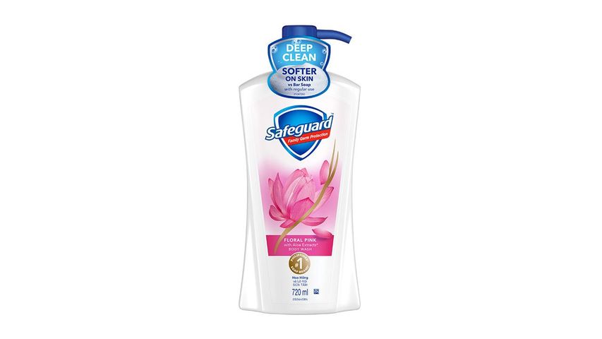 SAFEGUARD FLORAL Pink Body Wash 720mL