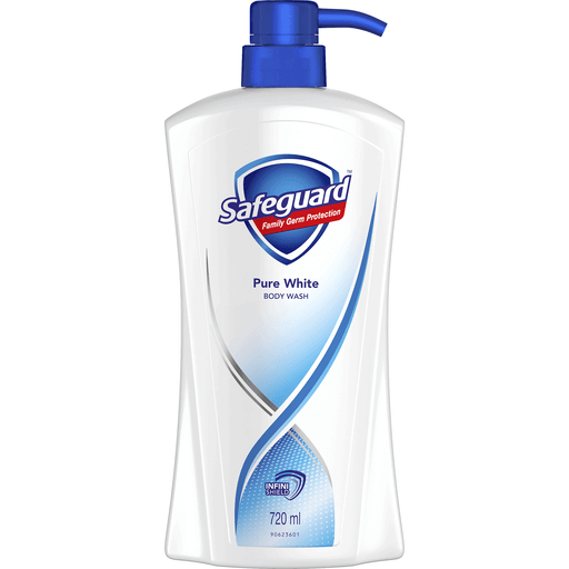 Safeguard Family Germ Protection Pure White Bodywash 720ML