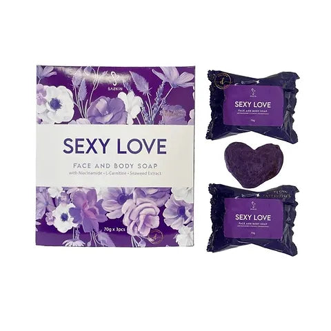 SASKIN Sexy Love Face and Body Soap -  70g