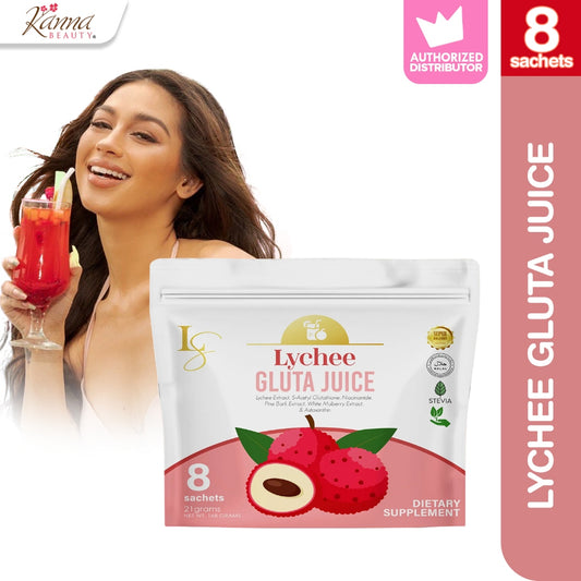 Luxe Slim Lychee Gluta Juice - 8 sachets