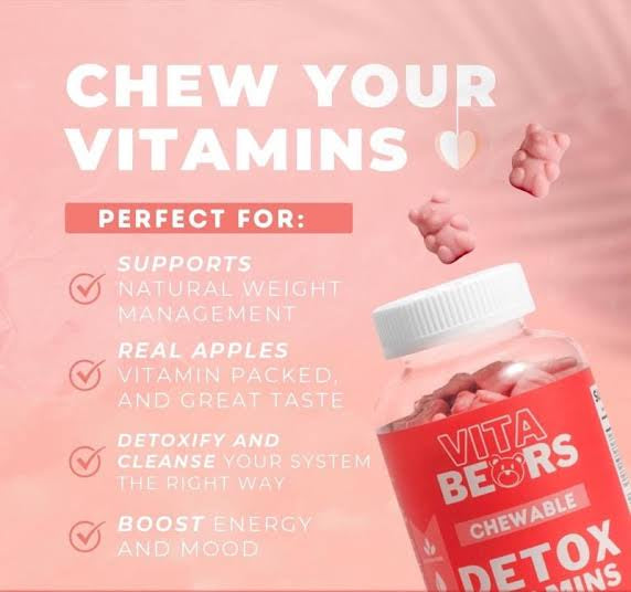 Vitabears Detox Vitamins - 60 gummies