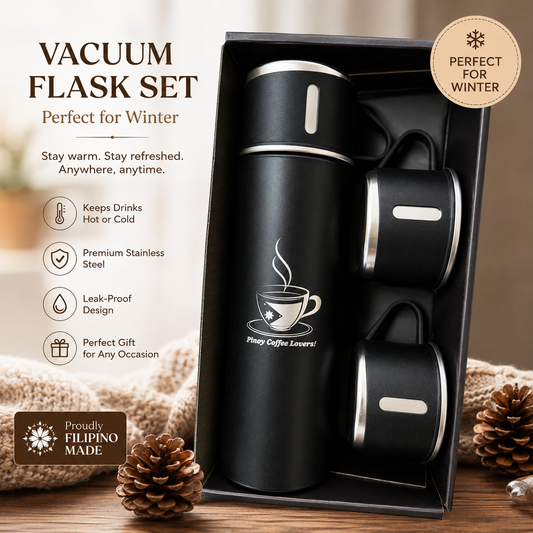 WINTER  VACUUM FLASK GIFT SET PINOY COFFEE LOVERS ☕️
