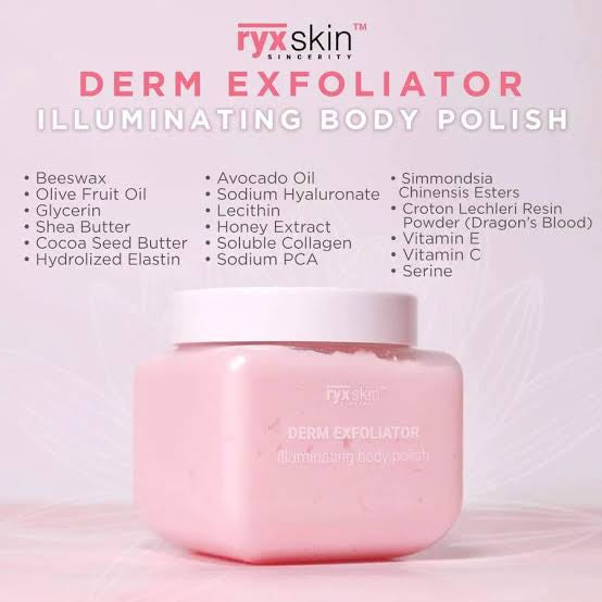 Ryx Skin Sincerity Derma Exfoliator Illuminating Body Polish 370g