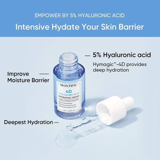 SKINTIFIC 4D HYALURONIC ACID HYDRATING SERUM