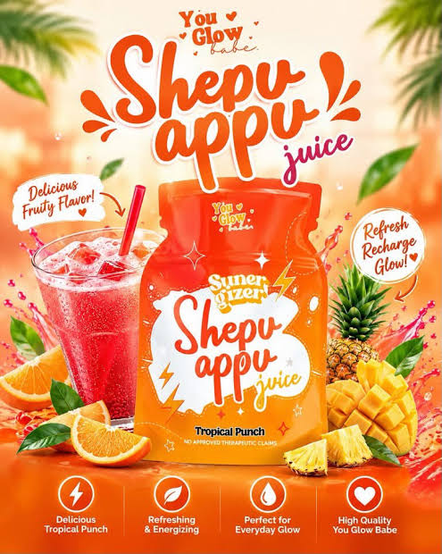 You Glow Babe SunerGizer Shepu Appu Juice Tropical Punch 10's
