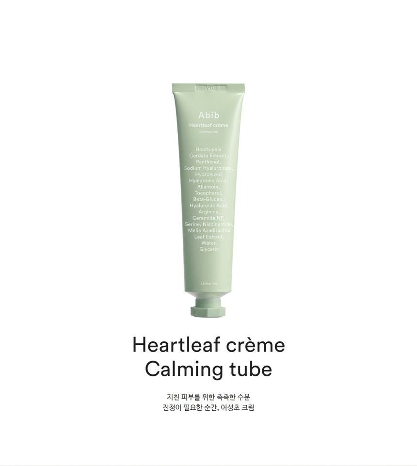 Abib - Heartleaf Crème Calming Tube 75ML