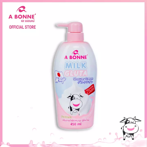 ABonne Milk Gluta Whip Shower Cream 450ml