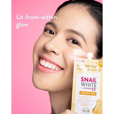 NAMU Snail White CC Sunscreen SPF 50+ PA+++ - 6ml/sachet