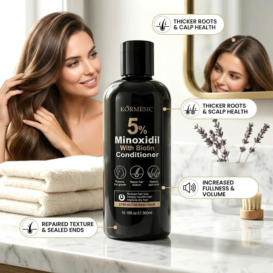 Kormesic Minoxidil Biotin Shampoo (300ml)