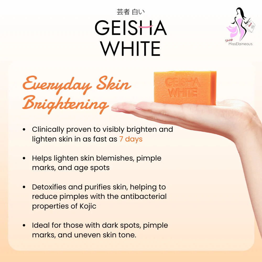 Geisha White Skin Brightening Bar ( INTENSE ) 85g