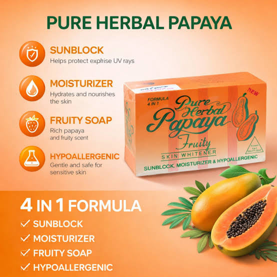 RENEW Advanced Formula 4in1 Papaya Fruity Soap 135g