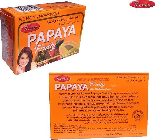 RENEW Advanced Formula 4in1 Papaya Fruity Soap 135g