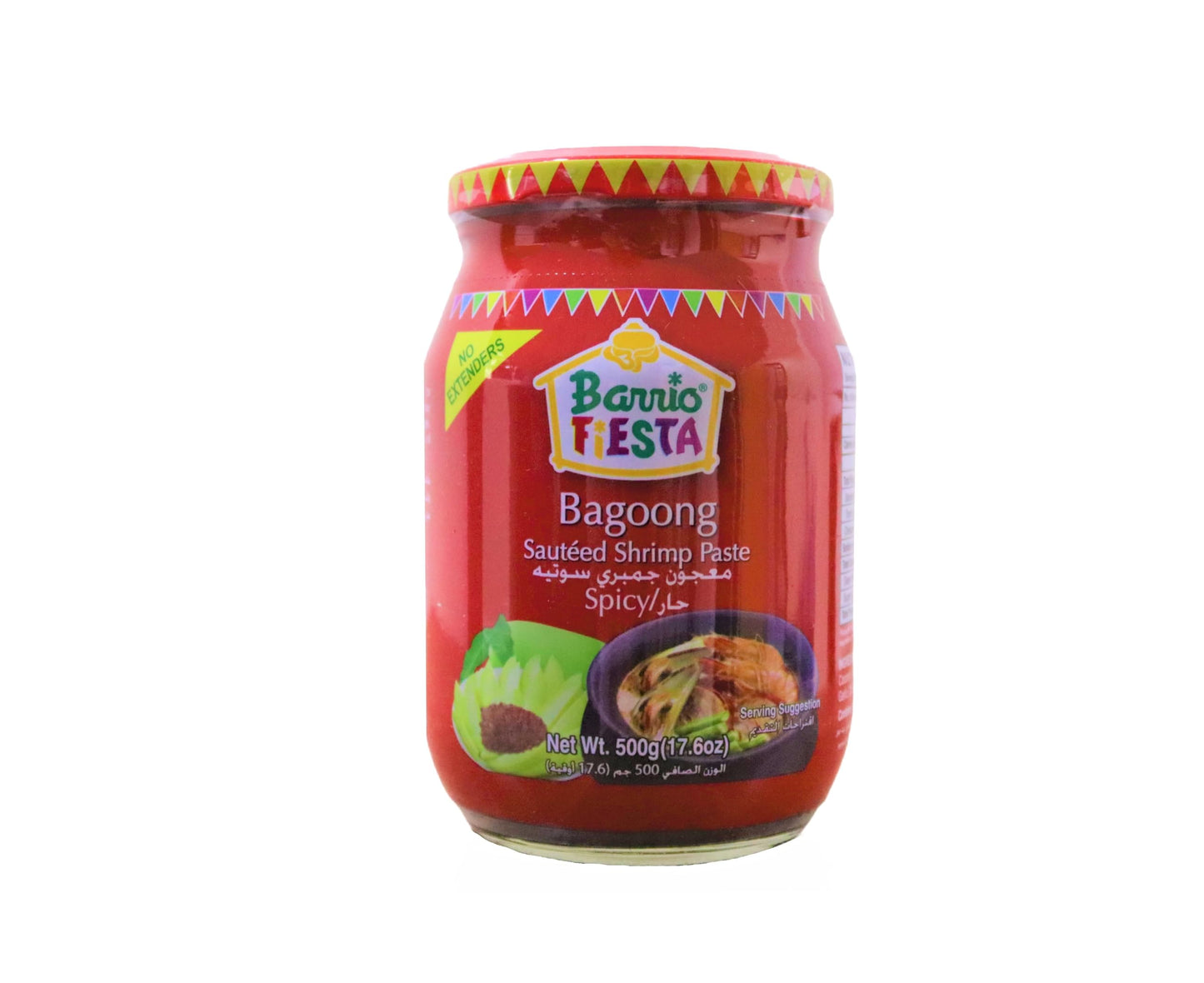 BARRIO FIESTA SAUTEED SHRIMP PASTE SPICY 500g - BAGOONG