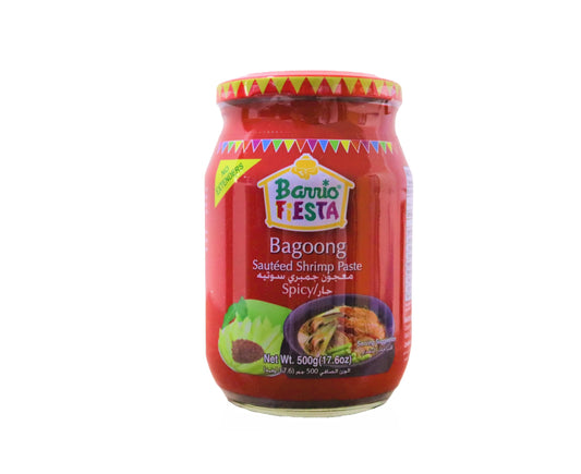 BARRIO FIESTA SAUTEED SHRIMP PASTE SPICY 500g - BAGOONG