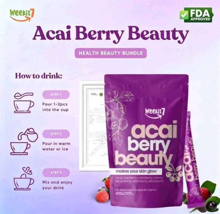 Weekit7 Acai Berry Beauty Juice (7 sachets)