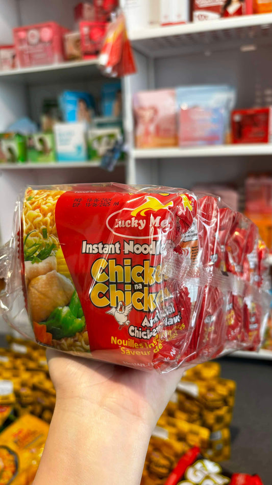 LUCKY ME Instant Noodles Chicken na Chicken 6x55g