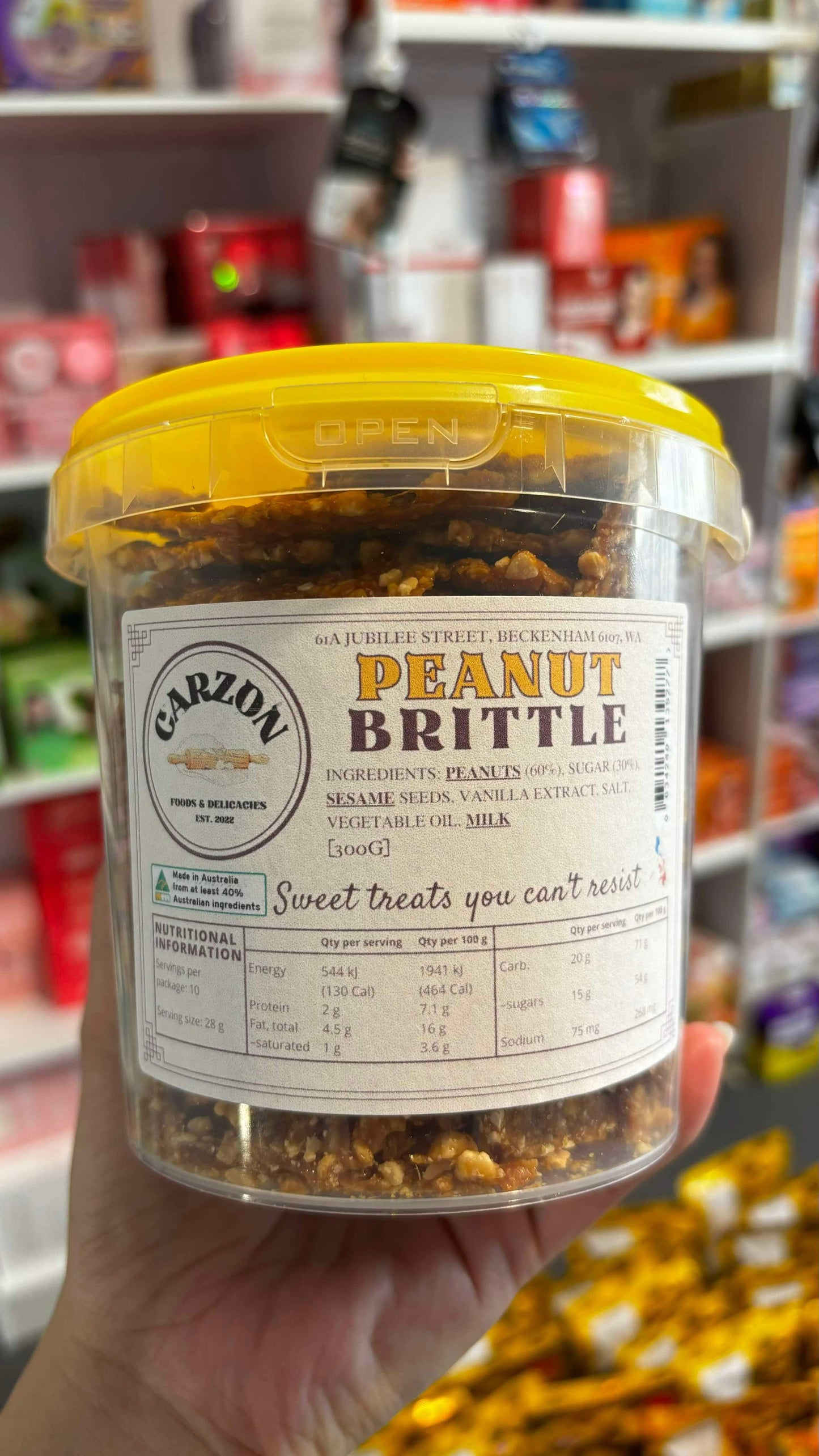 CARZON Peanut Brittle 300g