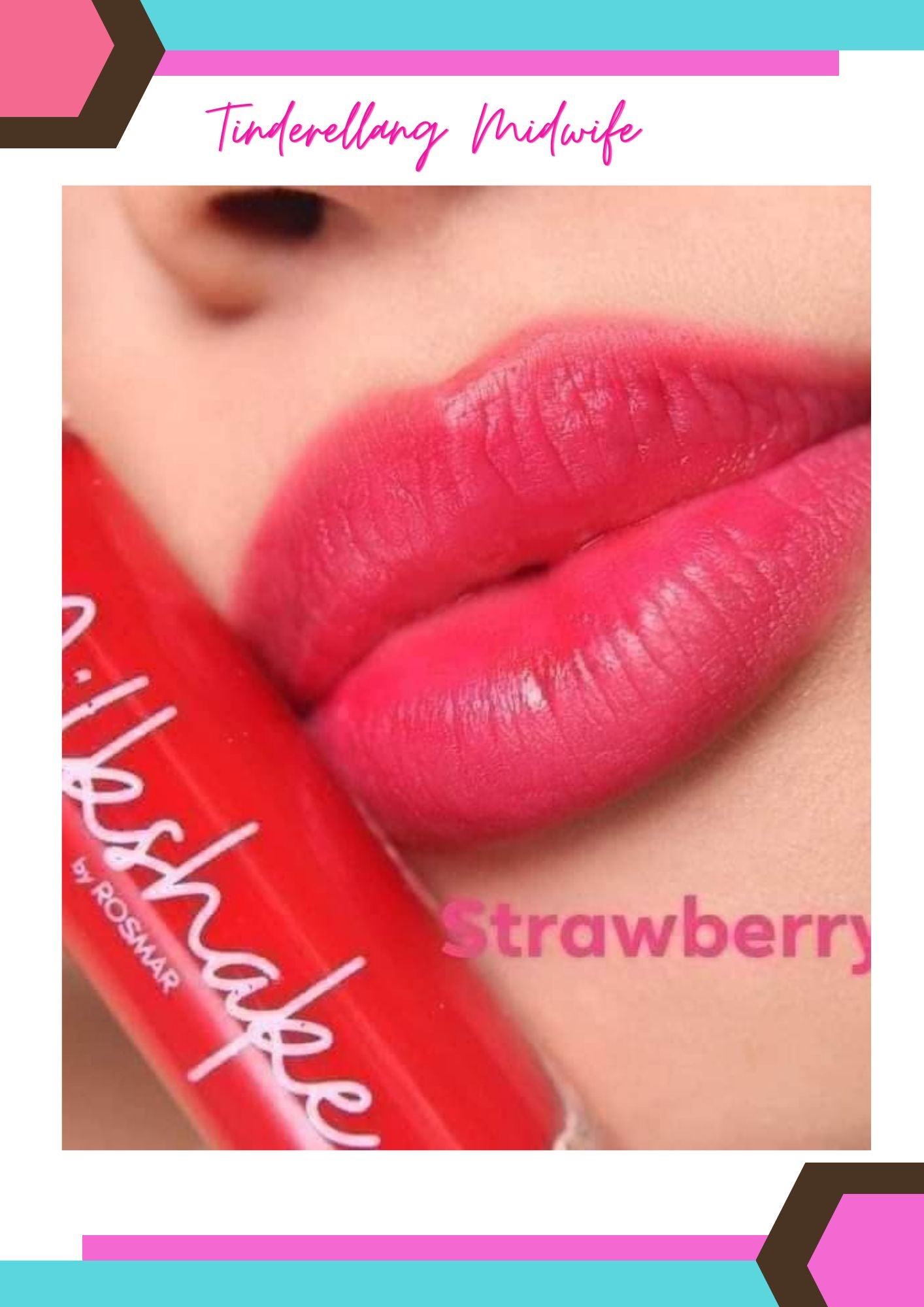 ROSMAR MILKSHAKE Strawberry Lip Tint