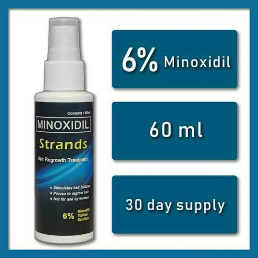 Minoxidil Strands 6% - 60ml Hairgrower