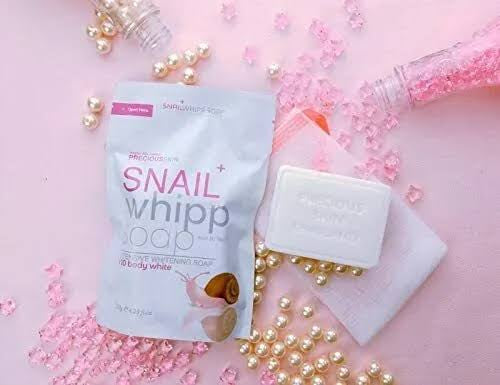 Precious Skin Thailand Snail White X10 Whipp Intensive Whitening Soap