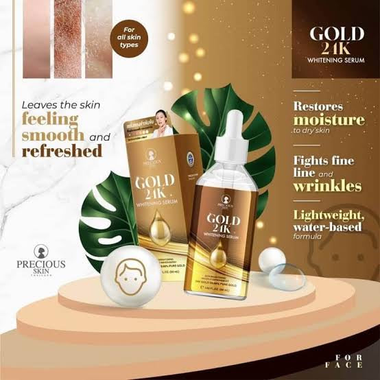 Precious Skin Thailand Gold 24K Whitening Serum - 50ml