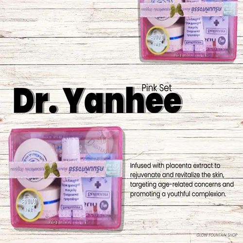 Dr Yanhee Placenta Facial Set (Whitening Pink)