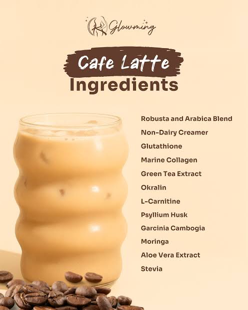 Glowming Cafe Latte by Cris Cosmetics (CC GLAM) 20g x 10 Sachets