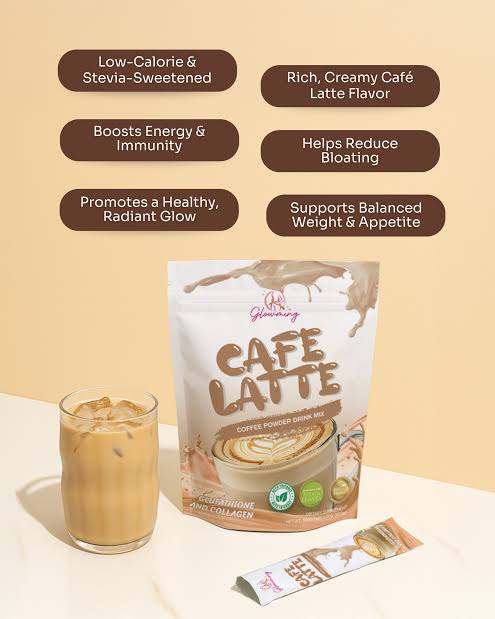 Glowming Cafe Latte by Cris Cosmetics (CC GLAM) 20g x 10 Sachets