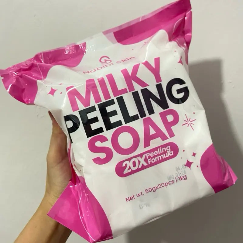 Habibi Milky Peeling Soap Per Pack - of 20s (50gx20pcs)