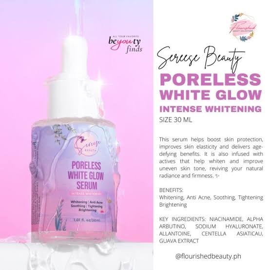 Sereese Poreless White Glow Serum 30ml - SALE‼️ NOVEMBER 2025 EXPIRY‼️