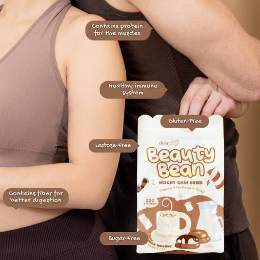 Dear Face Beauty Bean Weight Gain Drink by Dear Face - 22g x 10 - HALF PRICE SALE‼️ AUGUST 2025 EXPIRY