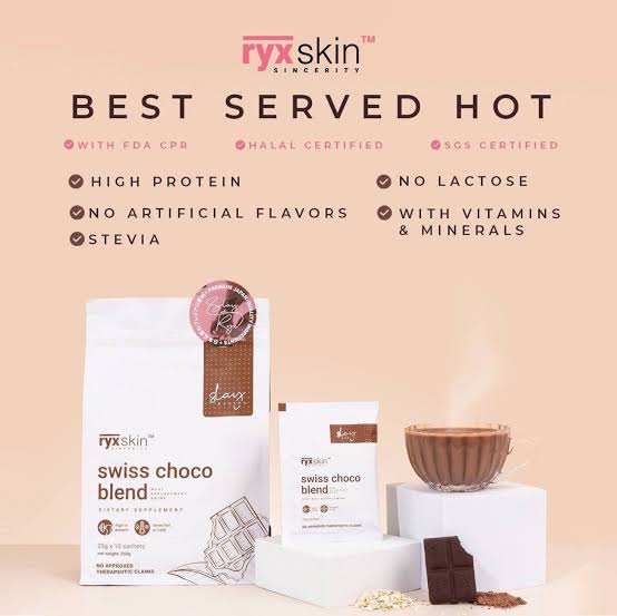Ryx Skin Swiss Choco Blend Drink - 10 Sachets